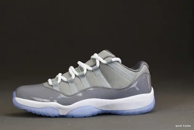 Cheap Air Grey Cool Jordan 11 Low 528895-003 0606
